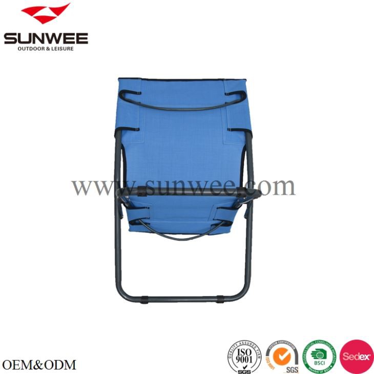 Folding camp lounge chair