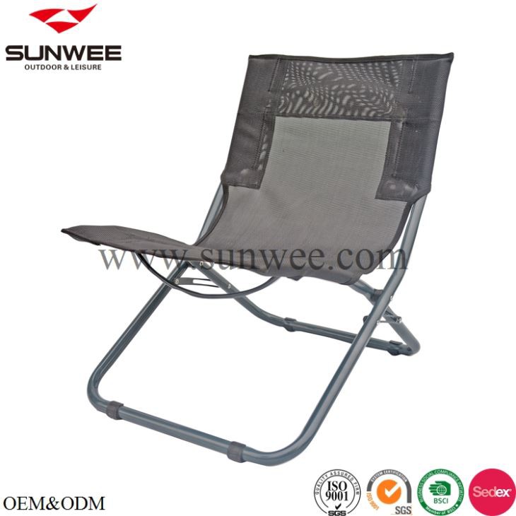 Low seat Mesh Garden Lounger Chair